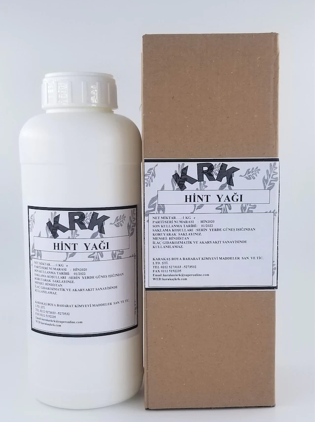 Krk Hint Yağı 1 Kg - 1 Litre