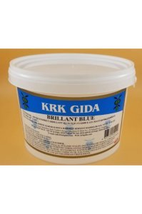 Krk Gıda (Brilliant Blue E 133) Açık Mavi Gıda Boyası 1 Kg