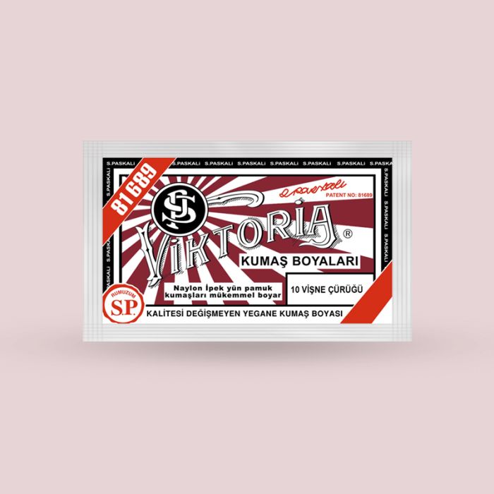 Viktoria Toz Kumaş Boyası 10 Vişne Çürüğü