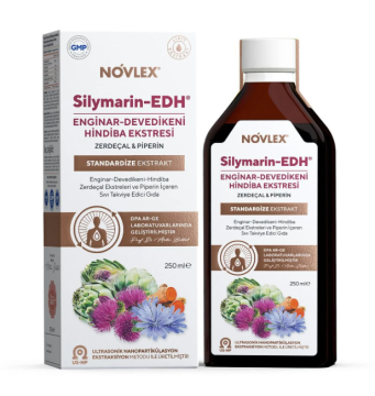 Novlex Silymarin EDH  Enginar, Deve Dikeni, Hindiba ve Piperin Ekstraktı (Ekstresi) 250ml
