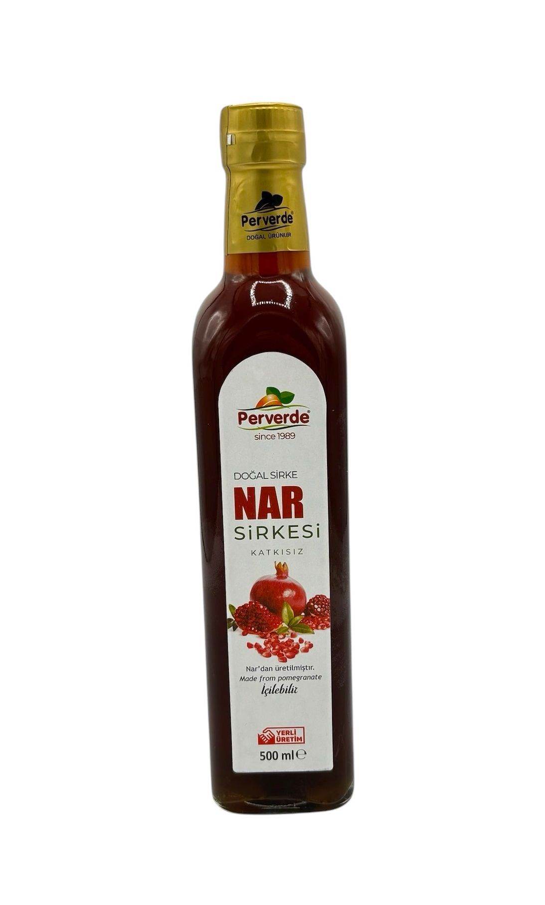 Perverde Doğal Nar Sirkesi 500ml