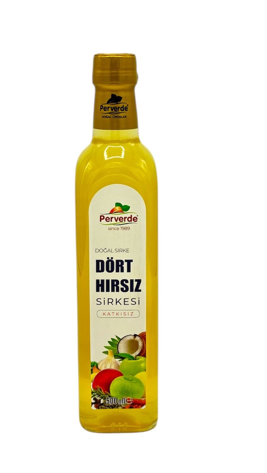Perverde Doğal Dört Hırsız Sirkesi 500ml