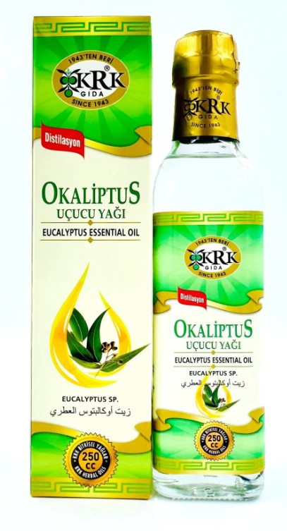 Krk Gıda Okaliptüs (Ökaliptüs - Okaliptus) Uçucu Yağı 250ml