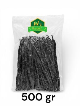 500 gr Taze 1. Kalite Çubuk Vanilya - Vanilya Çubuğu (16-18 cm) Vakumlu Ambalaj