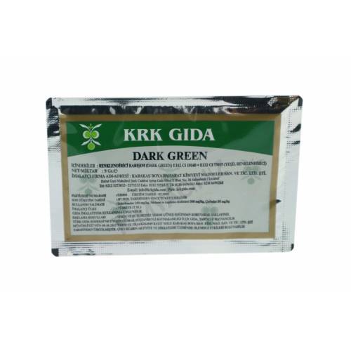 Krk Gıda Koyu Yeşil Gıda Boyası 9 gr